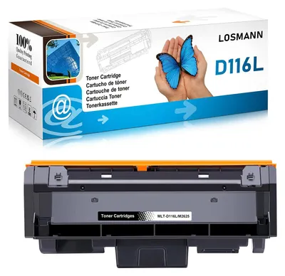 Produktbild von LOSMANN 1x Schwarz Toner Kompatibel für Samsung MLT-D116L für SL Xpress M2620D M2620ND M2625D M2625F M2625FN M2625N M2626 M2675F M2675FN M2676 M2820D M2820DW M2820ND M2825DW M2825ND M2826 M2830DW