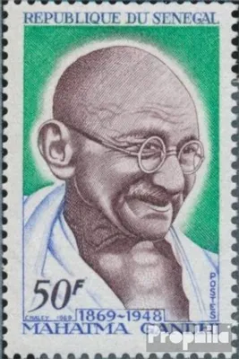 Produktbild von Briefmarken Senegal 1969 Mi 405 (kompl.Ausg.) postfrisch Mahatma Gandhi