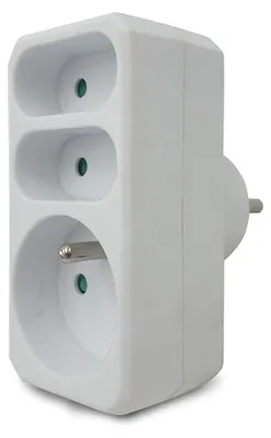 Obrázek produktu pro VELAMP zásuvková roztrojka ADAT-FR-3