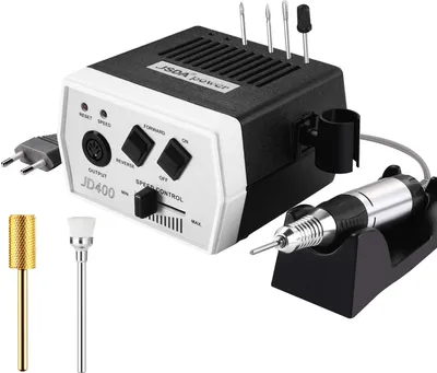 Produktbild von JSDA® Profi Nagelfräser JD400 30000 U/min für Maniküre Pediküre, Keine Vibration, Kein Lärm, Schwarz