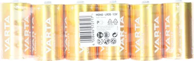Produktbild von Varta Cons.Varta Batterie Longlife D 4120 Fol.6 04120101306