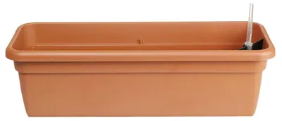 Produktbild von Geda Balkonkasten FLORA Terracotta mit Bewässerungseinsatz 79 cm - Kunststoff
