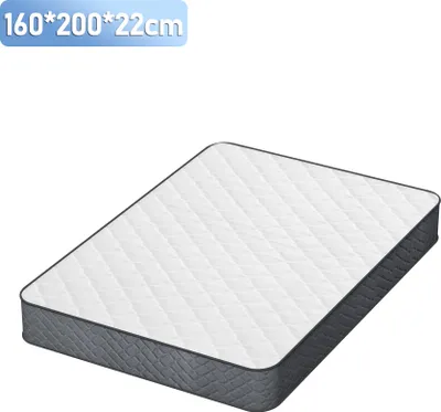 Immagine prodotto di Materasso Hengda con nucleo a molle insacchettate Premium a 7 zone 160x200x22cm Tessuto morbido e confortevole Eccellente elasticità H3 Migliorare il sonno