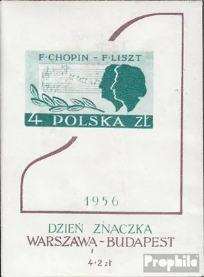 Produktbild von Briefmarken Polen 1956 Mi Block19 (kompl.Ausg.) postfrisch Briefmarke