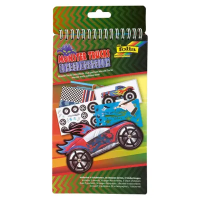 Produktbild von FOLIA Schablonenbuch Monster Trucks