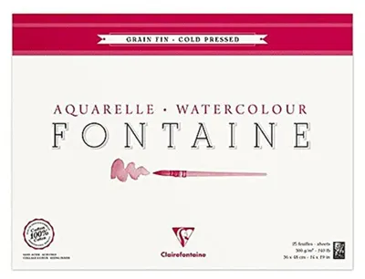 Produktbild von Clairefontaine 96416C, Kunstdruckpapierblock, 300 g/m², 25 Blätter