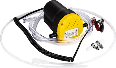 Zdjęcie produktu dla Przenośna pompa ssąca do oleju, 12 V, 60 W, elektryczna pompa do transferu oleju, samochodowa pompa do wymiany oleju z 2 wężami do samochodów, motocykli, kamperów, łodzi i sprzętu do pielęgnacji trawników