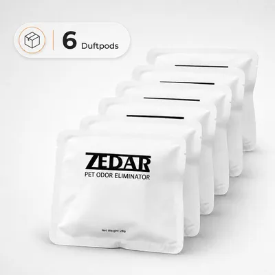 Produktbild von Zedar K1200 Geruchsvernichter - 6 Stück - Für Zedar K1200 Selbstreinigende Katzentoilette, Geruchskontrolle