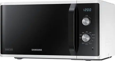 Obrázek produktu pro Samsung MG23K3614AW/EG, Pracovní deska, Kombinovaná mikrovlnná trouba, 23 l, 800 W, Vestavěný displej, Otočné