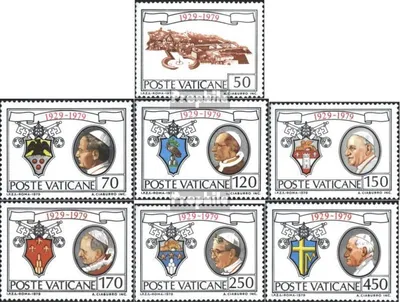 Produktbild von Briefmarken Vatikanstadt 1979 Mi 748-754 (kompl.Ausg.) postfrisch Vatikanstaat