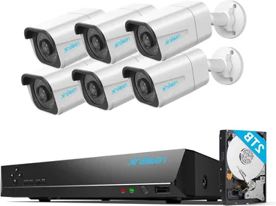 Zdjęcie produktu dla System monitoringu CCTV 4K z zasilaniem PoE - Kamera monitoringu - Nagrywarka NVR - Kamera IP - Zestaw monitoringu