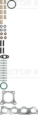 Produktbild von REINZ 04-10345-01 Montagesatz Turbolader für VW GOLF VI (5K1) Golf V Schrägheck (1K1) TIGUAN (5N) Passat Variant (3C5) für AUDI A3 Sportback (8PA)