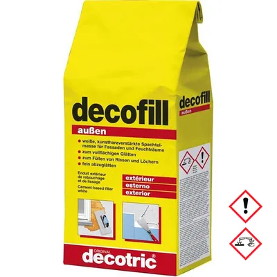Produktbild von Decotric Decofill Außenspachtel Witterungs und wasserbeständig 1000g