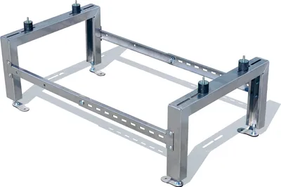 Produktbild von Klimaanlage Wärmepumpe Bodenständer Bodenkonsole Halterung Klimaständer Ständer Edelstahl 2mm - 500kg - SL352X