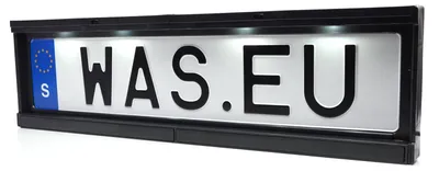 Immagine prodotto di Supporto per targa con illuminazione a LED WAŚ W253 2100 12/24 V, cavo da 2 m