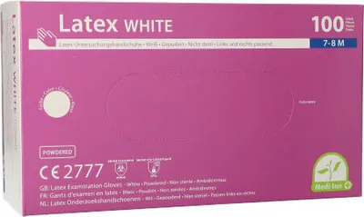 Produktbild von Papstar Handschuhe aus Latex Größe M