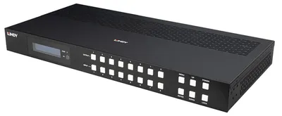 Imagen del producto de Lindy 38435, Conmutador de matriz AV, 48 Gbit/s, 7680 x 4320 píxeles, Dolby Atmos, Dolby Vision, Alto rango dinámico 10 (HDR10),