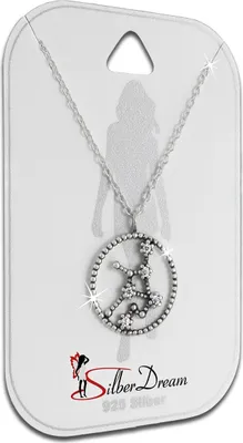 Produktbild von SilberDream Halskette 45cm 925er ECHT Silber Schmuck Sternbild Jungfrau SDK8509W