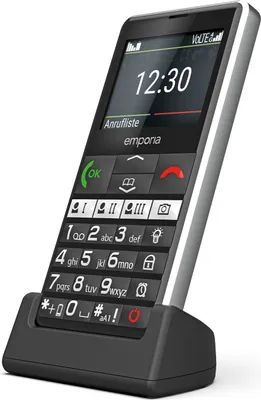Produktbild von Emporia PURE-LTE 5,87 cm (2.31") 107 g Schwarz Seniorentelefon