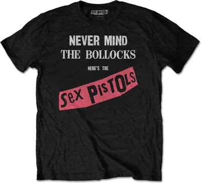 Image de Pistols - "Never Mind The Bollocks" T-shirt homme/femme unie RO2008 (XL) (Noir)