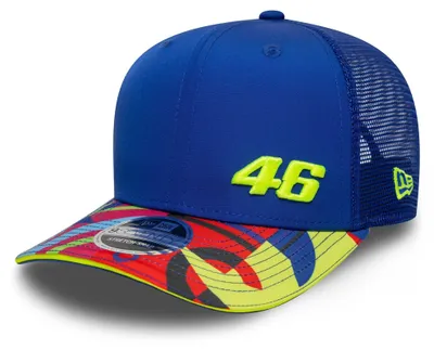 Productafbeelding van Valentino Rossi #46 Pet, Truckerhoed, VR46, New Era, 9SEVENTY, blauw