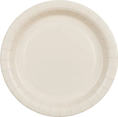 Zdjęcie produktu dla Talerzyki papierowe Okrągłe Beż Desert Sand 18cm 6 szt