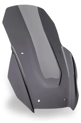 Imagen del producto de Visera Puig deportiva, color ahumado oscuro, de 440x290 mm, para Honda Adventure