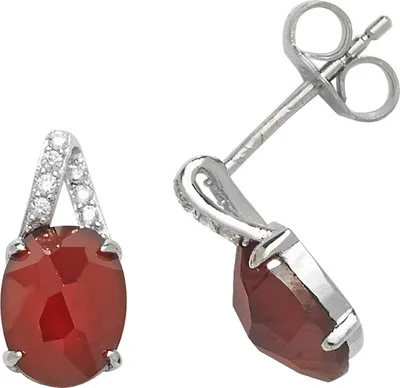 Produktbild von Edle 925 Sterling Silber Damen - Paar Ohrringe mit Zirkonia - 13mm*6mm; TRS22693