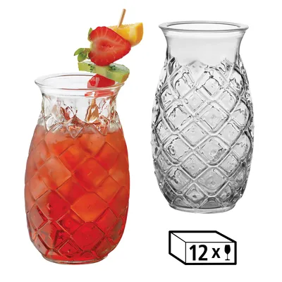 Produktbild von LIBBEY 70350 Trinkglas, Pineapple "TIKI", 502 ml, 12er Set