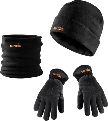 Produktbild von Fleece Handschuhe Mütze Nackenwärmer Schal Set scruffs workwar