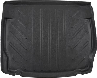 Image de Tapis De Coffre Sur Mesure Pour BMW 1 Series F20 2011-2019, Noir, Antidérapant, Bord Haut, Toutes Saisons