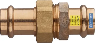 Produktbild von 15mm Rohrverschraubungen I / I - RG flachdichtend Kombifitting Frabo DVGW