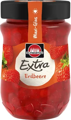 Produktbild von Schwartau Extra Erdbeere, 600g