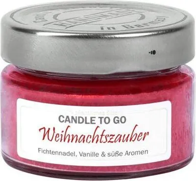Produktbild von Candle Factory Candle to go, Zylinder, Pink, 20 h, 1 Stück(e)