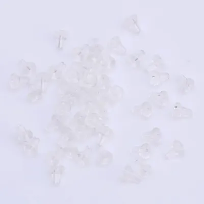 Produktbild von 50 Stück hochwertige Kunststoff-Schwimmerstopper Angelstopper für Karpfen (transparent)