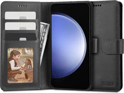 Zdjęcie produktu dla Kaardivahega mobiiliümbris Tech-Protect Galaxy S23 FE Wallet, must