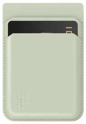 Productafbeelding van iDeal of Sweden MagSafe Magnetische kaarthouder - Sage Green