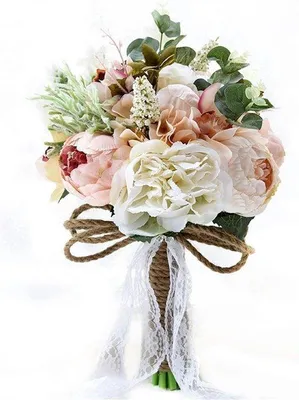 Produktbild von Blumenstrauß Hochzeitsstrauß Blumensträuße Hochzeit Kunstrosen Blumenstrauß Dekoration