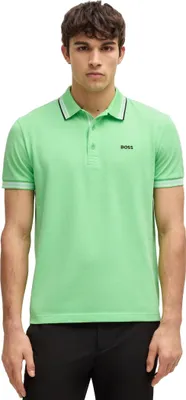 Produktbild von Hugo Boss Paddy Poloshirt kurzarm grün einfarbig