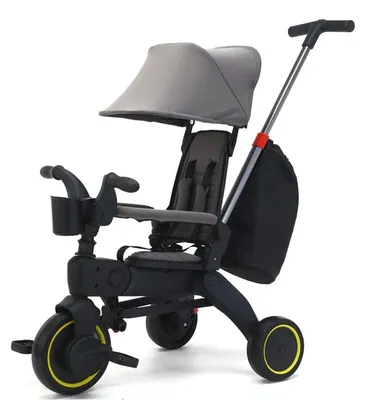 Immagine prodotto di Passeggino, design 3-in-1, con funzioni regolabili, colore grigio