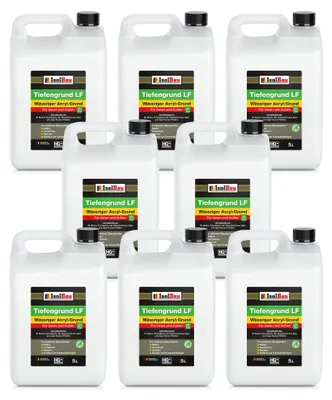Produktbild von Isolbau Tiefengrund LF - 40 L Wässriger Acryl-Grund für Innen & Außen - Tiefgrund, Haftgrund für professionelle Grundierung