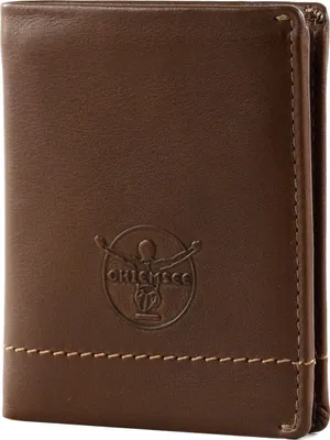 Image de CHIEMSEE Cuir porte-monnaie Leather Wallet Brown / Black marron foncé