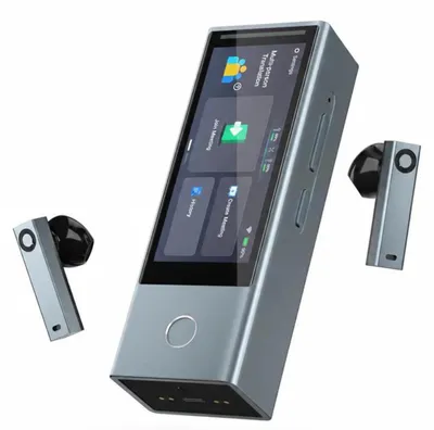 Immagine prodotto di Cuffie wireless professionali per traduzione TIMEKETTLE X1 Meeting, fino a 5 lingue contemporaneamente, traduttore AI in bulgaro e altri 45 lingue, ANC, 8 ore di autonomia, Grigio