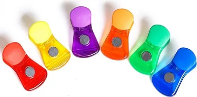 Obrázek produktu pro Škrabka na sáčky 7cm s magnetem 6ks.