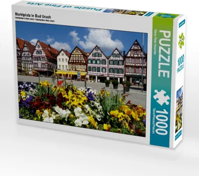 Produktbild von Calvendo Marktplatz in Bad Urach 1000 Teile Puzzle quer 640x480mm, Huschka Klaus-Peter; 7406847