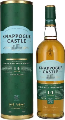 Produktbild von Knappogue Castle 14 Years Old TWIN WOOD Irish Whiskey 46% Vol. 0,7l in Geschenkbox