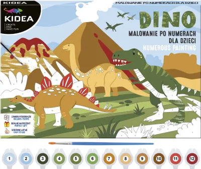 Produktbild von Malen Nach Zahlen Dinosaurier Kidea 1799