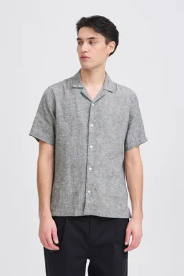 Produktbild von Casual Friday CFSauby Herren Leinenhemd Hemd Kurzarmhemd Leinenmix Regular Fit