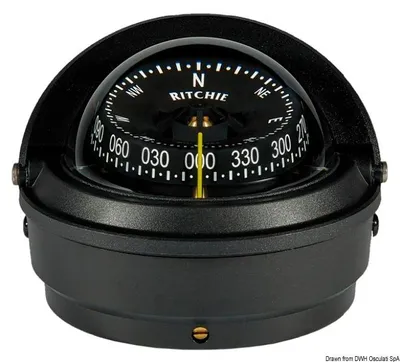 Image de RITCHIE Boussole, extérieure Wheelmark 3" noir/noir , 1 pièce