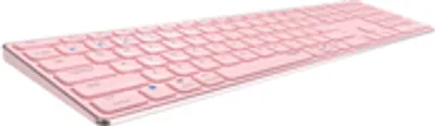 Produktbild von Rapoo E9800M - RF Wireless + Bluetooth - QWERTZ - Pink